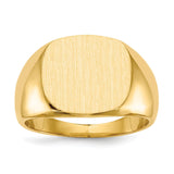 14k Men's Signet Ring RS312 - shirin-diamonds