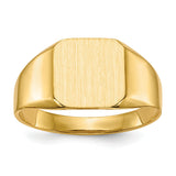 14k Men's Signet Ring - shirin-diamonds