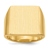 14k Men's Signet Ring RS362 - shirin-diamonds
