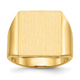 14k Men's Signet Ring RS366 - shirin-diamonds