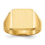 14k Men's Signet Ring RS376 - shirin-diamonds