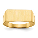 14k Men's Signet Ring RS410 - shirin-diamonds