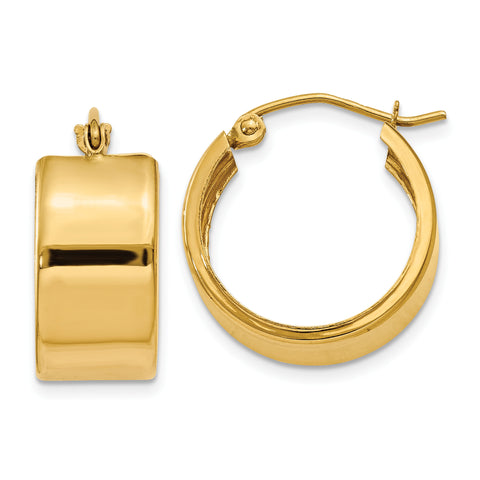 14K Hoop Earrings S1161 - shirin-diamonds