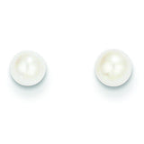 14k Madi K 4mm FW Cultured Pearl Earrings SE135 - shirin-diamonds