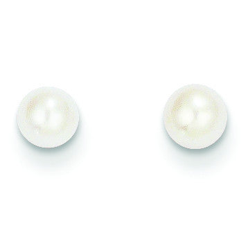 14k Madi K 4mm FW Cultured Pearl Earrings SE135 - shirin-diamonds