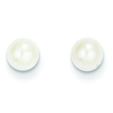 14k Madi K 5mm FW Cultured Pearl Earrings SE136 - shirin-diamonds