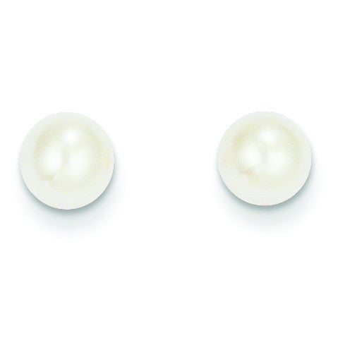 14k Madi K 6mm FW Cultured Pearl Earrings SE137 - shirin-diamonds