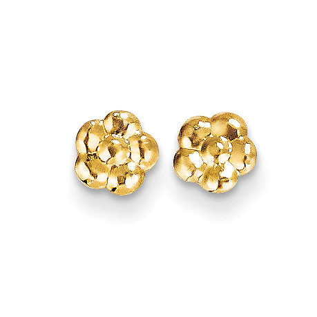 14k Madi K Flower Post Earrings SE1968 - shirin-diamonds