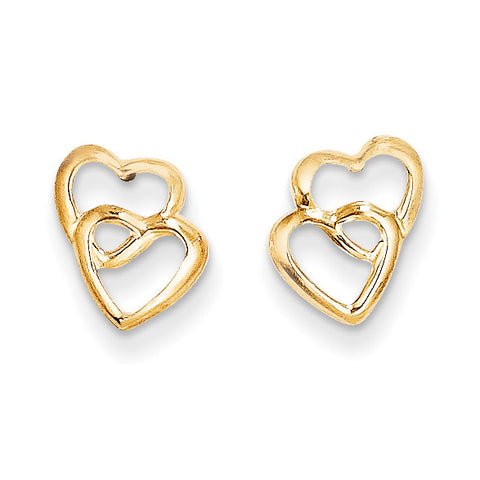 14k Madi K Hearts Post Earrings SE2040 - shirin-diamonds