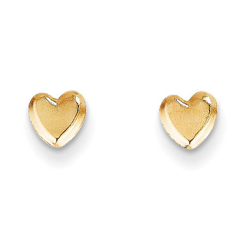 14k Madi K Heart Post Earrings SE2214 - shirin-diamonds