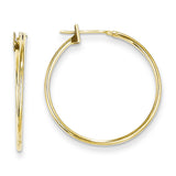 14k Madi K 1mm Hoop Earrings SE224 - shirin-diamonds