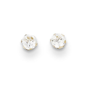 14k Madi K CZ Stud Post Earrings SE2268 - shirin-diamonds