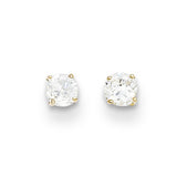 14k Madi K CZ Stud Post Earrings SE2272 - shirin-diamonds