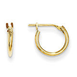 14k Madi K 1.25mm Half Hoop Earrings SE232 - shirin-diamonds