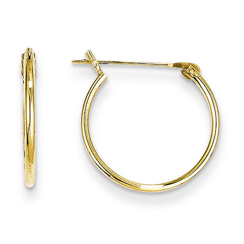 14k Madi K 1.25mm Hoop Earrings SE234 - shirin-diamonds