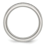 Stainless Steel 4mm July CZ Ring