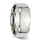 Stainless Steel 8mm Polished Band