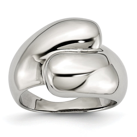 Stainless Steel Polished Size 8 Ring - shirin-diamonds