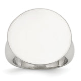 Stainless Steel Polished Circle Ring - shirin-diamonds