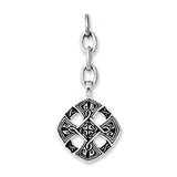 Stainless Steel Celtic Cross Interchangeable Charm Pendant SRCH229 - shirin-diamonds