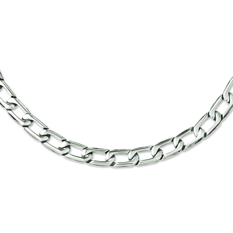 Stainless Steel Polished Squares Necklace SRN1106 - shirin-diamonds