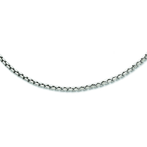 Stainless Steel Polished Fancy Link 3.80mm Chain Necklace SRN1494 - shirin-diamonds