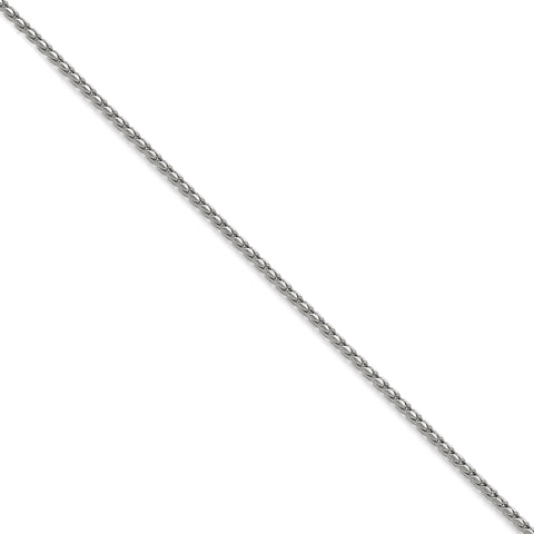 Stainless Steel 2.50mm Polished Fancy Link Chain SRN1618 - shirin-diamonds