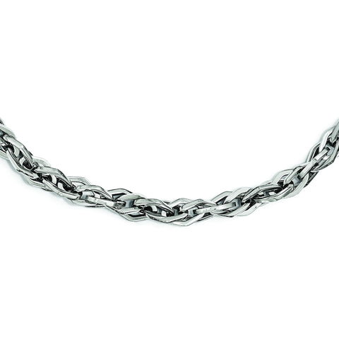 Stainless Steel Polished Necklace SRN1963 - shirin-diamonds