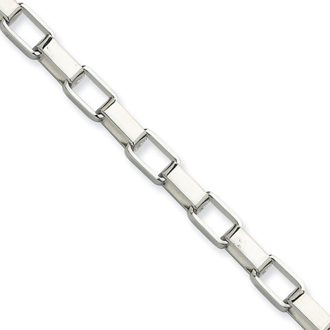 Stainless Steel 4.8mm 30in Square Link Chain SRN666 - shirin-diamonds