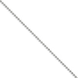 Stainless Steel 2.4mm 16in Ball Chain SRN668 - shirin-diamonds