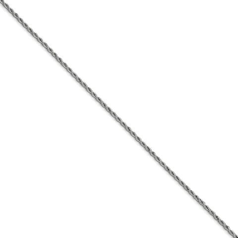Stainless Steel 2.3mm 22in Rope Chain SRN672 - shirin-diamonds