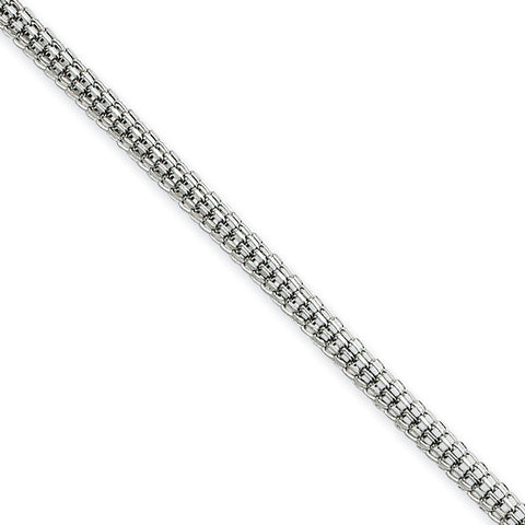 Stainless Steel 2.5mm 30in Bismark Chain SRN674 - shirin-diamonds