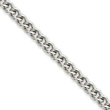 Stainless Steel 4.0mm 30in Round Curb Chain SRN686 - shirin-diamonds