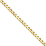 Stainless Steel IP Gold-plated 3.0mm 24in Curb Chain SRN688GP - shirin-diamonds