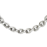 Stainless Steel Multiple Links 22in Necklace SRN759 - shirin-diamonds
