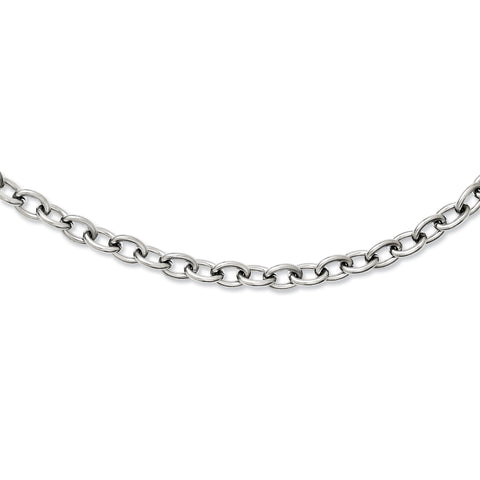 Stainless Steel Round Interchangeable Medium Anchor Chain SRN969 - shirin-diamonds