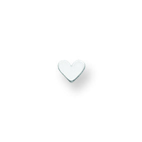 Sterling Silver Heart Shape Stamping SS1220/35 - shirin-diamonds
