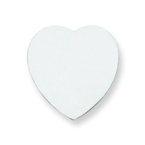 Sterling Silver Heart Shape Stamping SS1223/35 - shirin-diamonds