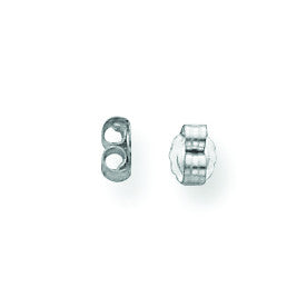 Sterling Silver Light Earring Nut SS3086 - shirin-diamonds