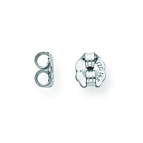 Sterling Silver Heavy Earring Nut SS3089 - shirin-diamonds