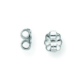Sterling Silver Heavy Earring Nut SS3091 - shirin-diamonds