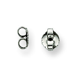 Sterling Silver Heavy Earring Nut SS3093 - shirin-diamonds