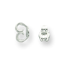 Sterling Silver Heavy Earring Nut SS3094 - shirin-diamonds
