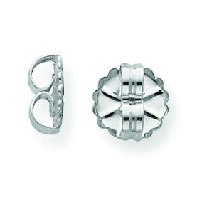 Sterling Silver Ultra Heavy Earring Nut SS3096 - shirin-diamonds