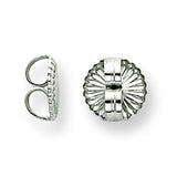 Sterling Silver Ultra Heavy Earring Nut SS3097 - shirin-diamonds