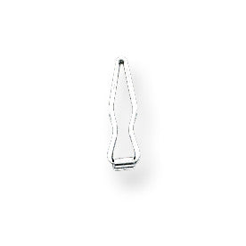 Sterling Silver 11.1 x 3.2mm Figure 8 Safety Clasp SS3630 - shirin-diamonds