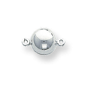 Sterling Silver 8.0mm Polished Magnetic Clasp SS3632 - shirin-diamonds