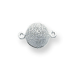 Sterling Silver 8.0mm Laser Cut Magnetic Clasp SS3633 - shirin-diamonds