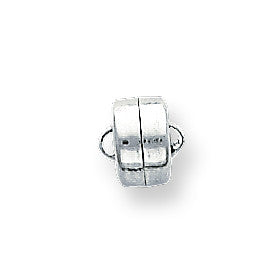 Sterling Silver 7.5mm Polished Magnetic Clasp SS3636 - shirin-diamonds