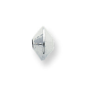 Sterling Silver 8 x 5.9mm Polished Saucer Bead SS4046 - shirin-diamonds
